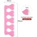 50Pcs Sponge Toe Separator & Foam Finger Spreader Set | Soft Manicure Pedicure Tools for Perfect Nails - Buy Online on GoSupps.com