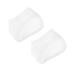 FOMIYES Feet Increased Protection Shoe Sleeves Trip Heels Insert White Lifting Lifts Prevention Inserts Men White Size 4
