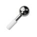 Stainless Steel Beauty Ice Wave BallCrystal Energy Ice Beauty BallCold CompressFace Eye MassageBeauty Balls Silver(1Pcs)