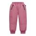 C2M Boys Girls Down Snow Pants Water Resistant Thick Warm Pants Winter Trousers 6 Years Padded Pink