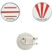 Vectorputt tm USGA Approved Double Sided Golf Ball Marker with Hat Clip - 30mm - Buy Online on GoSupps.com