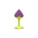 Soft Silicone Fruit-Shaped Baby Teething Toys - Grapes Strawberry & Orange - 3PCs for Infants & Toddlers - Pain Relief Chew Card Multicolor - Buy Online on GoSupps.com
