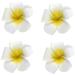 U-K Useful and Practical 4pcs Hawaiian Flowers Hair Clips Barrette Tropical Wedding Plumeria Flower Party Bridal Orchid Hairclip Accessories
