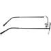 Buy Foster Grant Men's HF11 M143A1-100.MVU Rectangular Reading Glasses - Shiny Gun - 1.00 | International Shipping Available - Buy Online on GoSupps.com