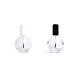 WOIWO 2PCS Large Capacity 75ml Spherical Transparent Glass nail Polish Empty Bottle Cosmetics Bottle Nail Polish Separately Bottling