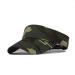 Military Ba Sun Visors for Men Camouflage Empty Top Baseball Sun Cap Sports Visor Hat for Adults Green Camouflage Medium