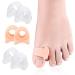 10 Pairs Wenjinghua Great Toe Orthosis Separator | Soft Comfortable Toe Care Cover - Size M Transparent - Buy Online on GoSupps.com