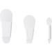 3 Pieces/Set Face Brush Flexible Silicone Facial Lip Applicator Brushes Portable Make Up Skin Care Beauty Accessories Girls Clear - Buy Online on GoSupps.com