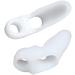 Toe spacers Toe Separator Soft Toe Separator Practical 2 Hole Silicone Toe Stretcher Portable Hallux Valgus Corrector Straightener White Foot Care Tools