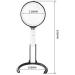 Magnifying Glasses Vision aids Magnifying Glass Super Clear 1.5X 5X Anti-Fall Reading Elderly Students Convenient LED Lights Collapsible Extension Mirror Stationery Office Supplies 1PCS Journey - Buy Online on GoSupps.com