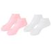 FRCOLOR 6 Pairs Exfoliating Moisturizing Socks Cuticles Socks Cosmetic Moisturizing Sock Spa Socks Heel Socks for Dry Cracked Feet Foot Care for Women Non Socks Sebs Miss Short Boots Girl