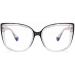 PARWANA Anti Blue Light Reading Glasses for Women - Oversized Cat-Eye Eyeglasses for Computer Use - Anti Eyestrain +0.00 White - Buy Online on GoSupps.com