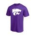 Official NCAA University College Mens/Womens Boyfriend T-Shirt Small Kansas State Wildcats 1 - Purple