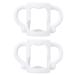 Toddmomy Infant Feeding Bottle Holder 2pcs Handle for Milk Bottle Baby Bottle Handles Feeding Bottle Handles Silicone Bottle Handles for Standard Baby Bottles ( White ) Glass Water Bottle Sleeve