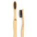 Wowe Bamboo Toothbrush Set - Charcoal Infused Soft Bristles, 4 Pack - Buy Online on GoSupps.com