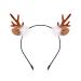 DS. DISTINCTIVE STYLE Deer Antler Headband Reindeer Fawn Horn Hair Accessories for Christmas