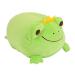 JUNERAIN Super Soft Frog Plush Stuffed Animal Cute Frog Squishy Hugging Pillow Adorable Frog Plushie Toy Gift for Kids Toddlers Children Girls Boys Baby Cuddly Plush Frog Decoration 30cm Fluorescent Green 30cm