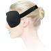 Dream Essentials Contoured Sleep Mask in Black - Ultimate Comfort for Restful Sleep - Buy Online on GoSupps.com