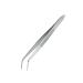 Splinter tweezers angled and serrated Anatomical tweezers pointed 15 cm