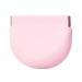 Stylish Soft Silicone Retainer Holder Portable Night Guard Case with Vent Holes Slim Mouth Guard Box for Travel Small Aligner Case Compatible with Invisalign (Pink)