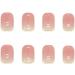 Carufin 24Pcs Christmas Tree Love Short Fake Nails Pearl Flowers Dog Rabbit Acrylic False Nails Press on Nails for Women Girls (H) - Buy Online on GoSupps.com
