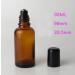 3PCs Brown Glass Roll-On Bottles with Stainless Steel Roller Balls - Essential Oil Perfume & Lip Balm Containers (30ml) - Eco-Friendly & Stylish - Buy Online on GoSupps.com