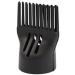 Black Portable 5PCS Hair Dryer Nozzle Replacement Set - Hairdressing Styling Tool for Home & Salon - Buy Online on GoSupps.com
