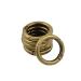 BESSTUUP 6pcs Spring Snap Hook Zinc Alloy Ring Clip Handbag Shoulder Strap Keychain Keyring Climbing Bronze