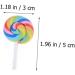 VANZACK 100 Pcs Micro Landscape Lollipop Candy for Kids Wedding Decor Fairy Tale Micro Landscape Decorations Rainbow Swirl Lollipop Toys Lollipop Model Tiny Miniature Toy Room Child Resin Random Colorx5pcs 5x3cmx5pcs - Buy Online on GoSupps.com