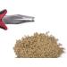 400pcs Light Brown Silicone Lined Nano Rings for Hair Extensions - Vlasy Micro Nano Beads - Buy Online on GoSupps.com