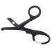 Feloyal Medical Scissors - EMT Bent 7.7 Inch Matt Titan-Coated Stainless Steel - Ideal for Doctors Nurses Emergency Room & Outdoor Camp - Black - Buy Online on GoSupps.com