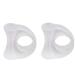 2pcs Toe Silicone Bunion Guard Foot Care Orthopedic Toe Separators Finger Toe Separator Correction Pad Foot Care Tool