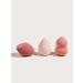 Luxury Beauty Blender Set - 3 Makeup Sponges with Travel Box for Flawless Foundation Contour & Highlight - Pink/Red - Buy Online on GoSupps.com