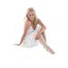 Compression stockings mediven comfort - AG thigh highs / KKL2 / IV/caramel/closed toe/short/patterned grip band