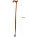 Wooden Walking Stick Solid Cane Cane Stick Old Wooden Crutches Lightweight Adjustable Walking Cane for with Wooden Handle Crutches European Style Durable (Color : A) - Buy Online on GoSupps.com