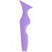 SHERCHPRY Silicone Beauty Ruler Travel Mascara Lash Kit Makeup Line Ruler Makeup Supply Stencil Multifunction Violet