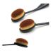 5 PCS New Women's Makeup Toothbrush Face Foundation Brush Curve Powder Brushs