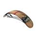 255-1139 Hair clip Cellulose 10 cm with Scottish print - Made in France