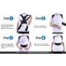 SRAN Posture Corrector Medium Size with Progress Tracking App - Improve Posture & Relieve Back, Neck, Shoulder Pain - Lightweight & Adjustable Brace for Men and Women - Buy Online on GoSupps.com