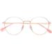PARWANA Retro Round Blue Light Blocking Readers - Designer Anti-UV Eyeglasses +250 - Stylish Reading Glasses for Eye Protection - Buy Online on GoSupps.com