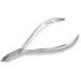 Nghia Professional Steel Cuticle Nippers C-114-16 (D506 Full Jaw) - Manicure Tool with Gray Handle - Buy Online on GoSupps.com