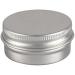 Zeoabsy 10ml Silver Aluminum Tins - 10 Pack Screw Cap Cans for Cosmetics Candles Ointments + Spatulas & Labels - Buy Online on GoSupps.com