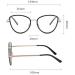 Parwana Oversized Cat Eyes Reading Glasses for Women - Anti Blue Light Anti Glare +350 Presbyopic Black - Buy Online on GoSupps.com