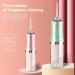 Water Pulse Cordless Dental Irrigator - High Pressure 3 Modes 300ml Capacity - Portable Oral Cleaner (Ivory White - Buy Online on GoSupps.com