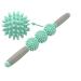 Massage roller muscle roller stick print point spikes massager muscle scooter with 3 or 5 balls acupressure therapy for legs back arms shoulders thigh from Vlfit (3 balls)