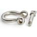 Stainless Steel Bow Shackle  4mm  Silver Color for Paracord Jewelry  Marine Tackle-10 Pieces - Buy Online on GoSupps.com