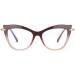 Large Cat-Eye Blue Light Blocking Readers +150 - Pink Fatigue Relief Eyeglasses International Shipping - Buy Online on GoSupps.com