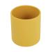 PAQ Lifestyle Cup Silicone Cup Baby Cup Toddler Solid Training Snack Straight Cup Colorful BPA Free (Mustard Yellow)