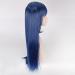Wig for Love Live! Sunshine!! Tsushima Yoshiko - 70Cm Long Straight Blue Cosplay Wig for Anime Costume Party - Universal Female Fake Hair - Buy Online on GoSupps.com