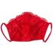 Cottelli Collection Accessoires Mask Space | Stylish Red Mask for Women & Men | Elastic Rubber Bands Premium Quality | Shop Internationally - Buy Online on GoSupps.com